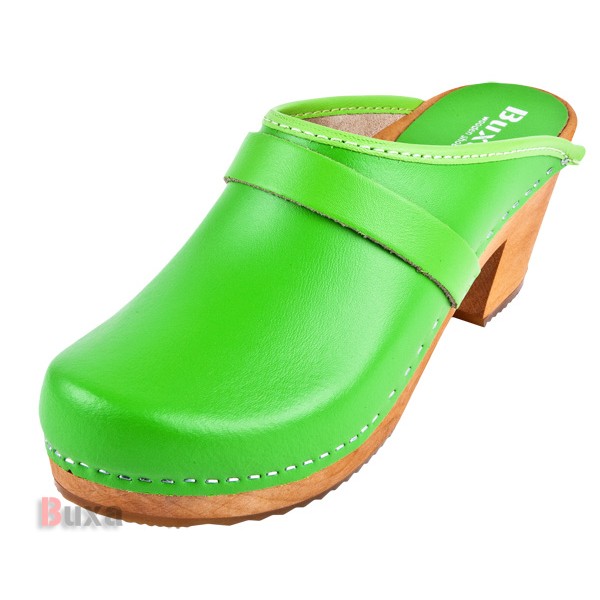Női magassarkú klumpák OS1 - zöld