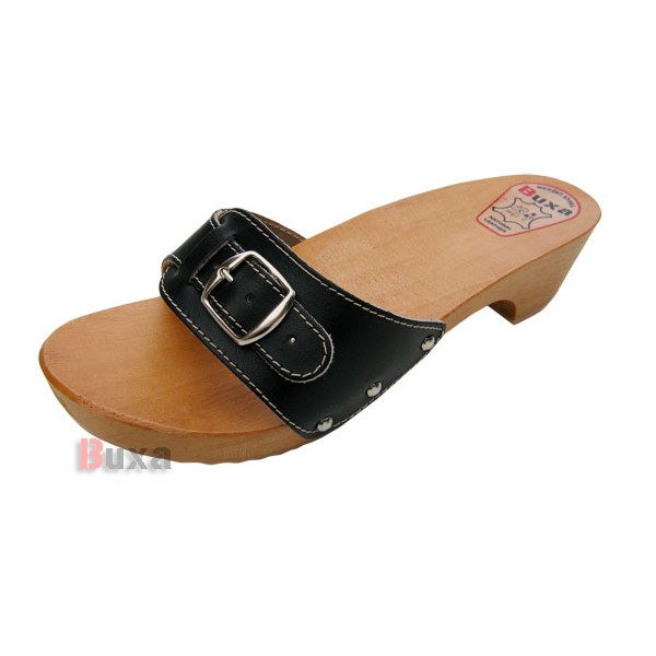 Női klumpa Flip Flop W1 - fekete