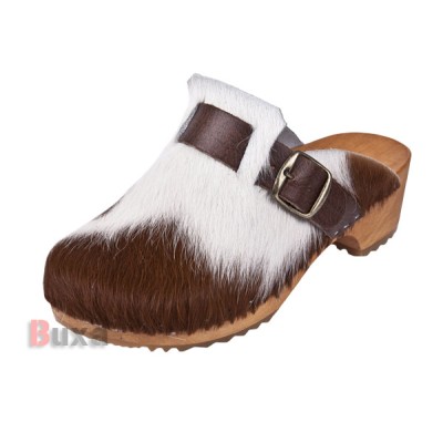 Clumpák Klasik PM1 - Bőr barna fehér bundával