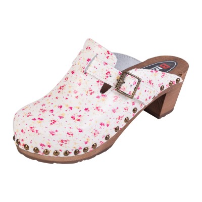 Női magassarkú klumpák OS4 - Virágos