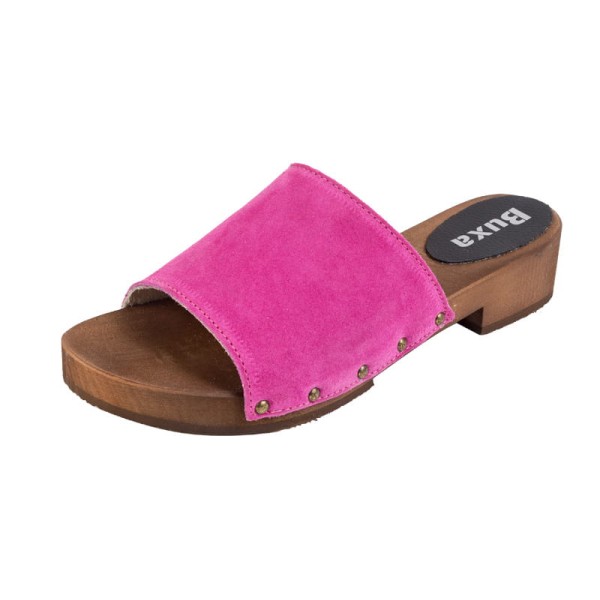 Női klumpák Flip Flops L40 - rózsaszín velúr