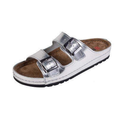 Női orvosi cipő MEMORY - Flip flops - BZ110 - Ezüst Női orvosi cipő MEMORY - Flip flops - BZ110 - Ezüst