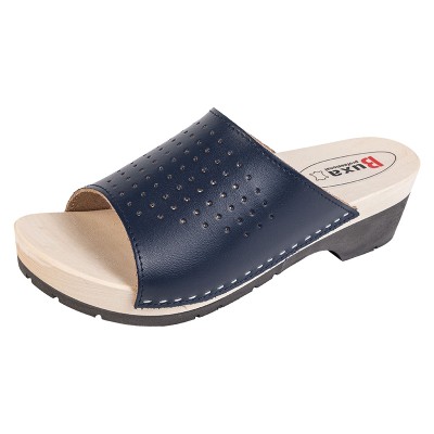 Fa papucs gumitalpon KPU4 - sötétkék